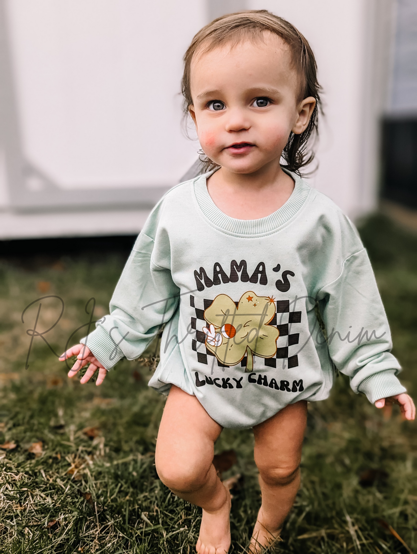 Mama's Lucky Charm Romper